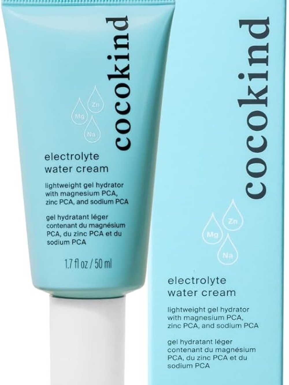 Cocokind Electrolyte Water Cream - Lightweight Hydrating Gel (Blue)
